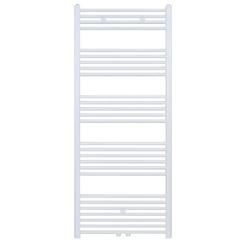 Korting Belrad Handdoekradiator - Midden Aansluiting - 712W - 160x60cm - Wit