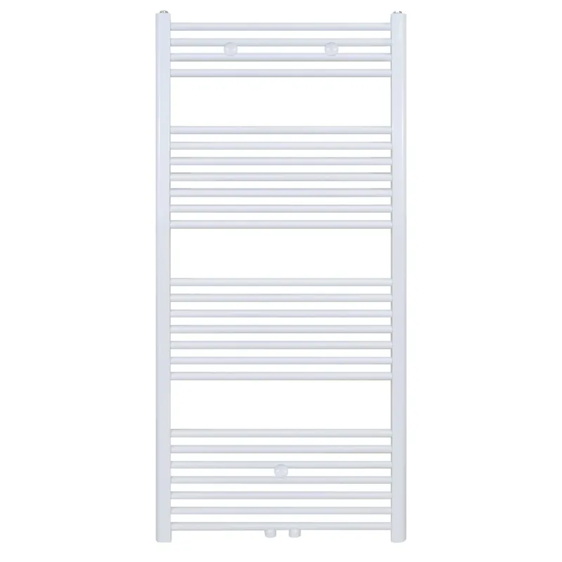 Belrad Handdoekradiator - Midden Aansluiting - 754W - 140x60cm - Wit Koop Online