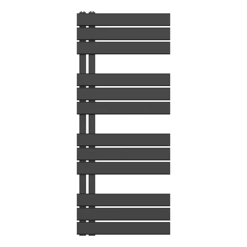 Koop Vandaag Belrad Handdoekradiator - Zij Aansluiting - 593W - 120x50cm - Mat Zwart