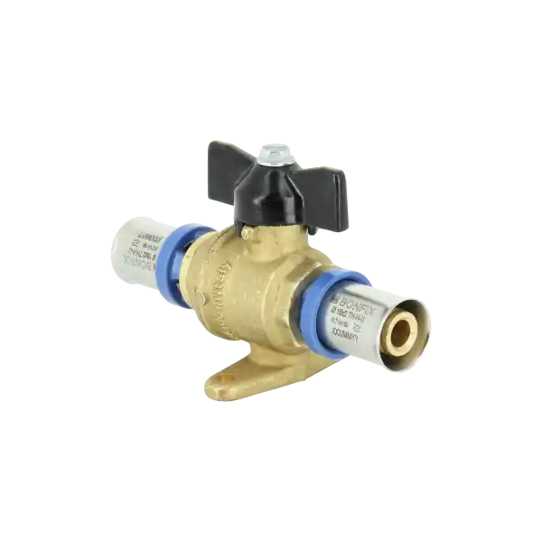Bonfix Alu-Pers Kogelkraan - Pers - Messing - 20x20mm Nieuw