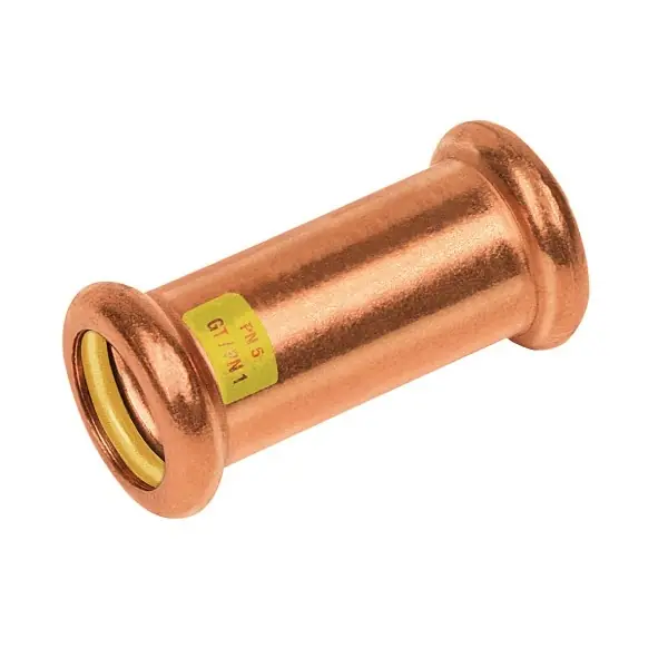 Bonfix Press Overschuifkoppeling - Gas - Pers - Roodkoper - 15x15mm Uitverkoop