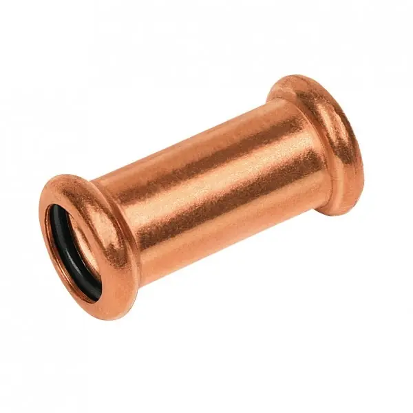 Bonfix Press Overschuifkoppeling - Pers - Roodkoper - 15x15mm Beperkt Aanbod