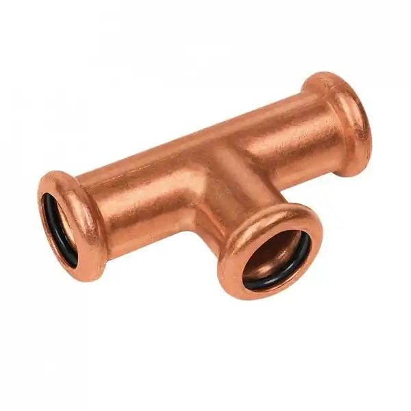 Bonfix Press Verlopend T-Koppelling - Pers - Roodkoper - 15x22x15mm Aanbieding