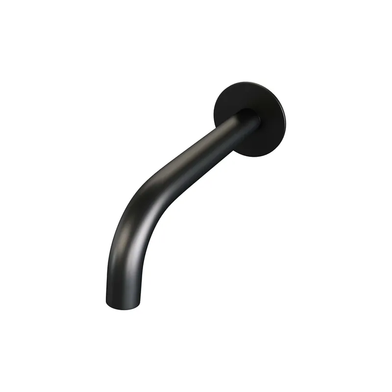 Brauer Black Edition Gebogen Uitloop met Rozet - Mat Zwart Betaalbaar