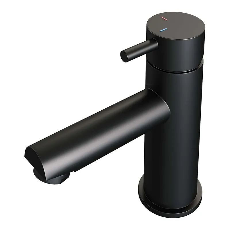 Direct Beschikbaar Brauer Black Edition Opbouw Wastafelmengkraan - Laag - Hendel Model B - Mat Zwart