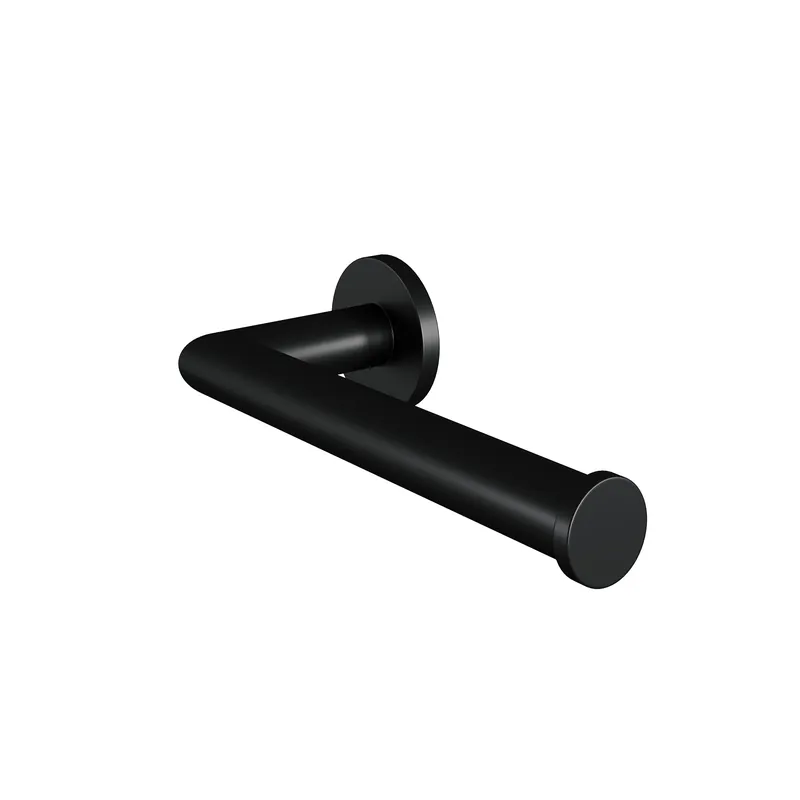 Brauer Black Edition Toiletrolhouder - Mat Zwart Laatste Kans