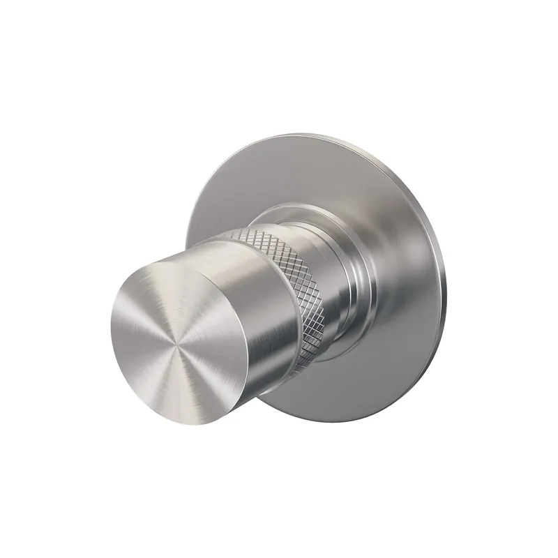 Direct Verzonden Brauer Brushed Edition Inbouw Stopkraan - Draaiknop - PVD - Geborsteld RVS