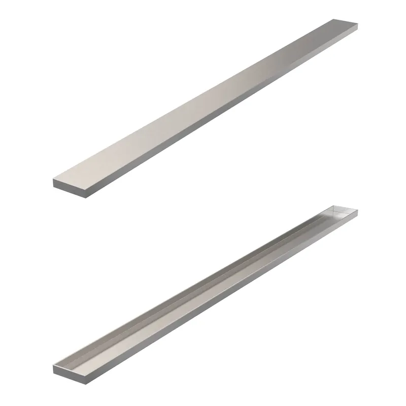 Brauer Brushed Edition Multifunctioneel Tegelinlegrooster - 90cm - PVD - Geborsteld RVS Flitsaanbieding