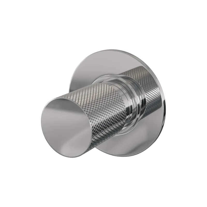 Brauer Chrome Carving Inbouw Stopkraan - Geribbeld Draaiknop - Chroom Beperkt Aanbod