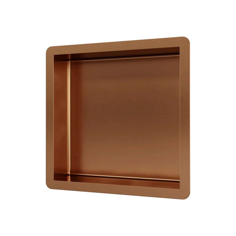 Brauer Copper Edition Inbouwnis - 30x30cm - PVD - Geborsteld Koper Aanbieding