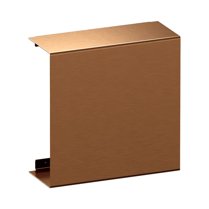 Brauer Copper Edition Opbouwnis met Verborgen Opbergruimte - PVD - Geborsteld Koper Weekendaanbieding