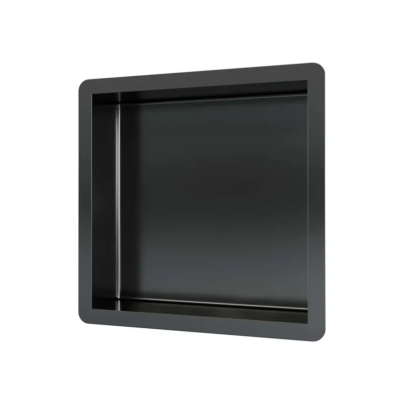 Brauer Gunmetal Edition Inbouwnis - 30x30cm - PVD - Geborsteld Gunmetal Weekendaanbieding