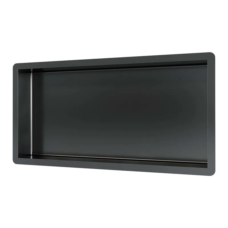 Brauer Gunmetal Edition Inbouwnis - 60x30cm - PVD - Geborsteld Gunmetal Alleen Vandaag