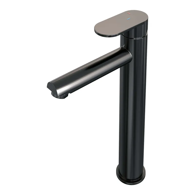 Brauer Gunmetal Edition Opbouw Wastafelmengkraan - Hoog - Hendel Model C - PVD - Geborsteld Gunmetal Tijdelijk Beschikbaar