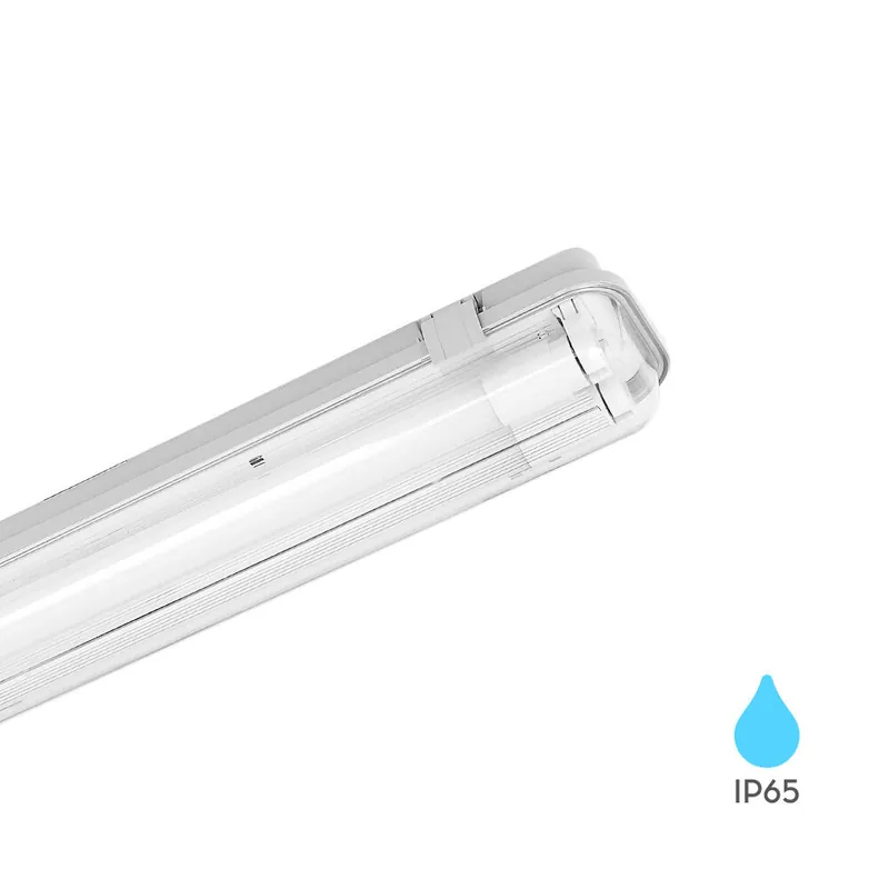 Betaalbaar Braytron Aqualine LED Wand Lamp - 2x24W - IP65 - 150cm - 6500K - Wit