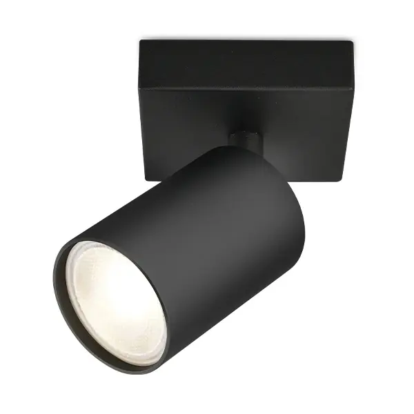 Populair Braytron Beta LED Spotlamp Opbouw - IP20 - 1xGU10 - Rond Ø55mm - Zwart