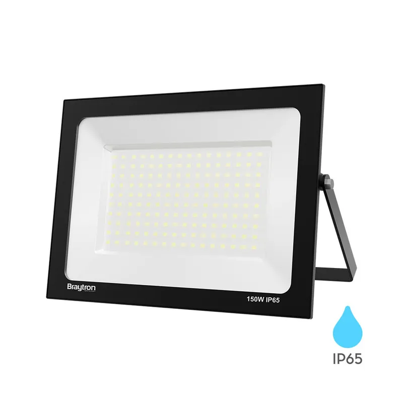 Braytron Led Bouwlamp - 150W - IP65 - 6500K - Zwart Gereduceerde Prijs