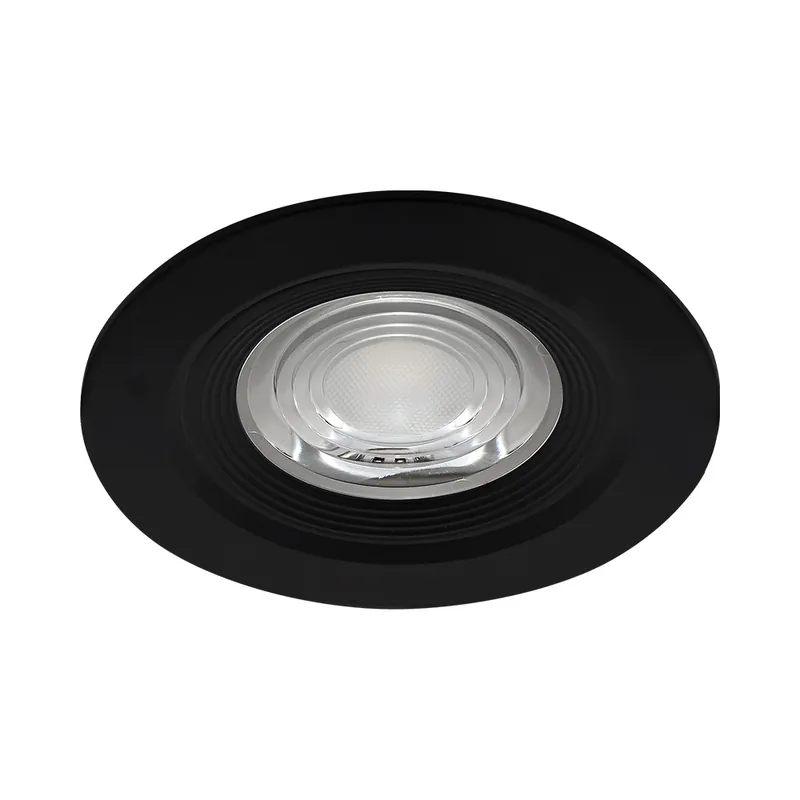 Beperkte Voorraad Braytron LED Inbouw Spot - IP54 - 7W - Aanpasbare Kleur CCT - Rond Ø85mm - Zwart