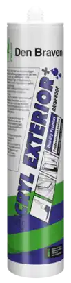 Betrouwbaar Den Braven Zwaluw Acryl Exterior+ Acrylkit - Wit - 310ml