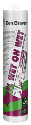 Merkproduct Den Braven Zwaluw Acryl Wet on Wet Acrylaatkit - Wit - 310ml