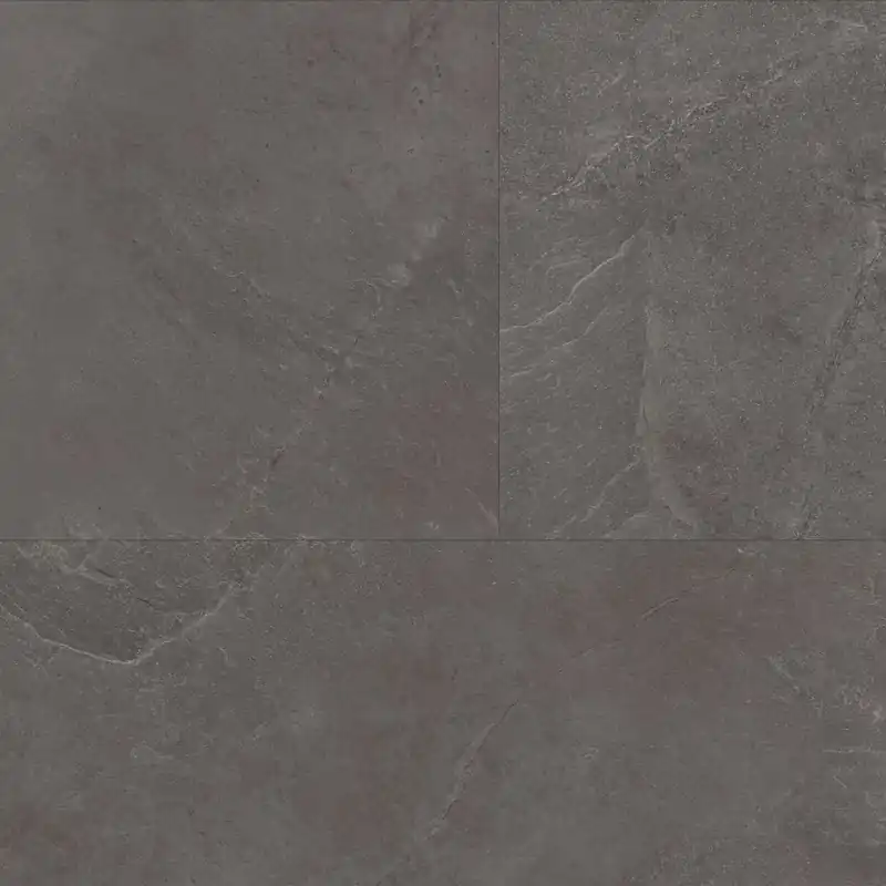 Exclusieve Aanbieding Floorlife Stanmore Klik PVC Tegelvloer met Geïntegreerde Ondervloer - Dark Grey