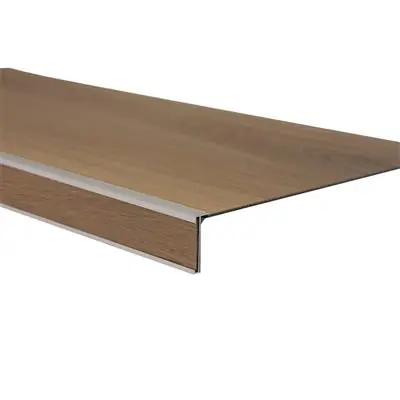 Lage Prijs Floorlife YUP Harringbone Small PVC Traprenovatie Set: Stroken, Stootborden, Trapneuzen voor 4 Treden - Natural