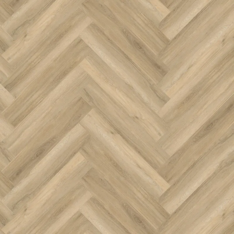 Floorlife YUP Herringbone Plak PVC Visgraat Vloer - Beige Betaalbaar