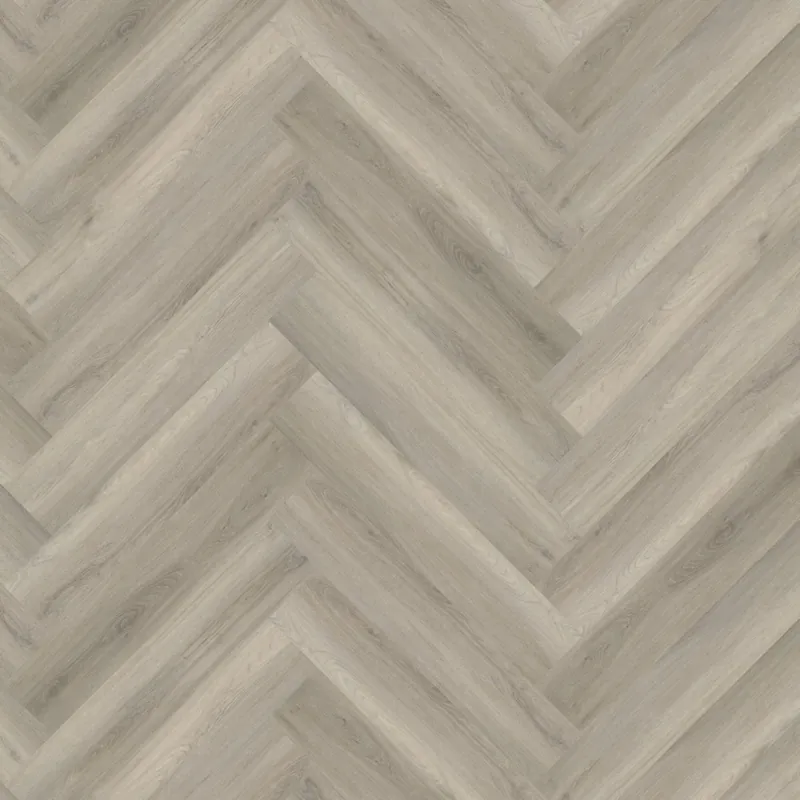 Premium Floorlife YUP Herringbone Plak PVC Visgraat Vloer - Grey