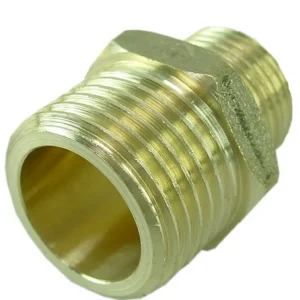 Gasdraad Verloopnippel 1/2x3/8 Bui messing Beperkte Voorraad