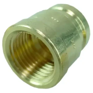 Gasdraadfitting verloopsok 1/2x3/8 Bi x Bi messing Laatste Versie