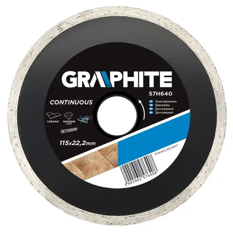 Koop Vandaag Graphite Diamantschijf Continuous 115x22,2x6,0x2,1mm