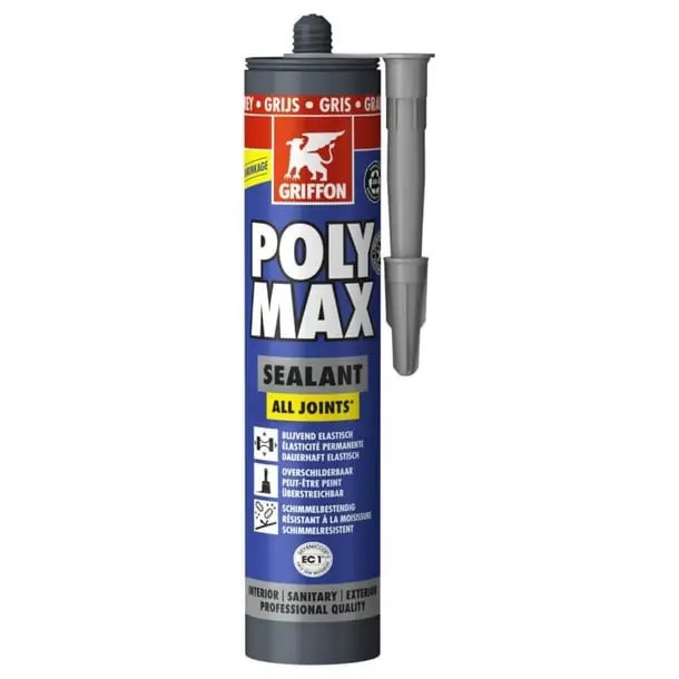 Exclusieve Aanbieding Griffon Poly Max Sealant Grijs