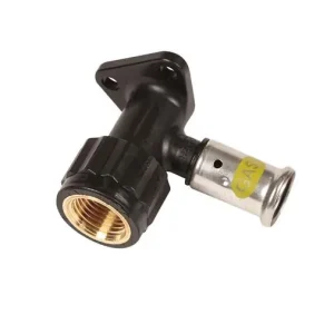 Koop Vandaag Henco Muurplaatkoppeling - Gas - Pers x Binnendraad - Kunststof - 16mm x 1/2"