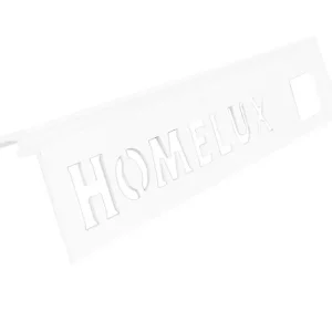 Homelux Tegelprofiel Aluminium Recht met Voegrib - 11mm - 270cm - Wit Bestseller