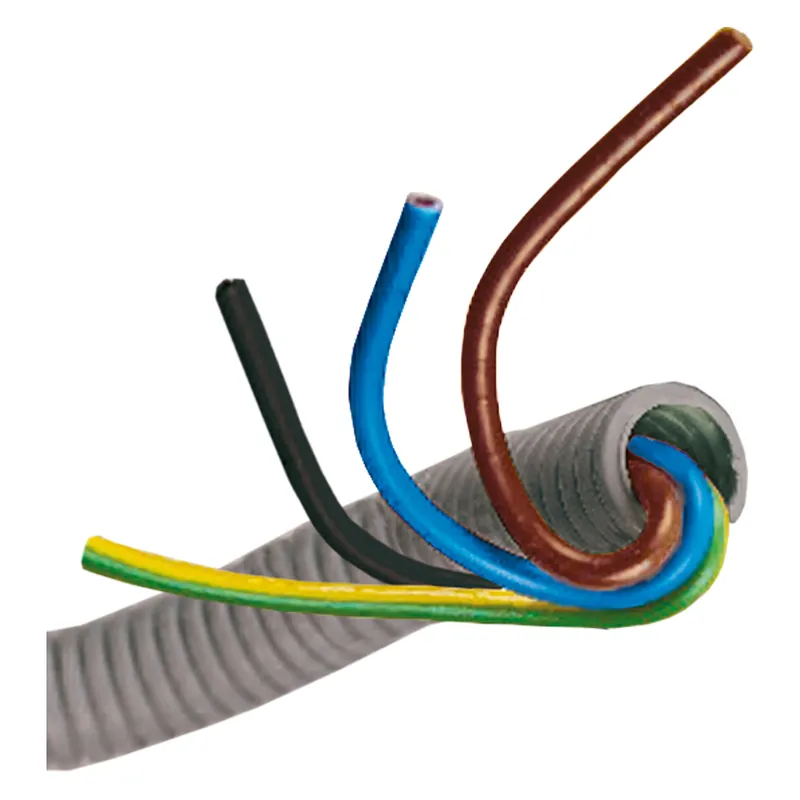 Hete Deal Installatiebuis Flexiplus QL Slagvast Ø5/8 3x2,5mm + 1x1,5mm - 20mtr - Grijs