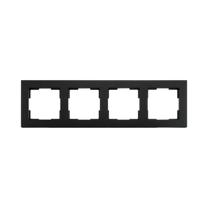 ION Industries Afdekraam 4-voudig V1 Mat Zwart Premium