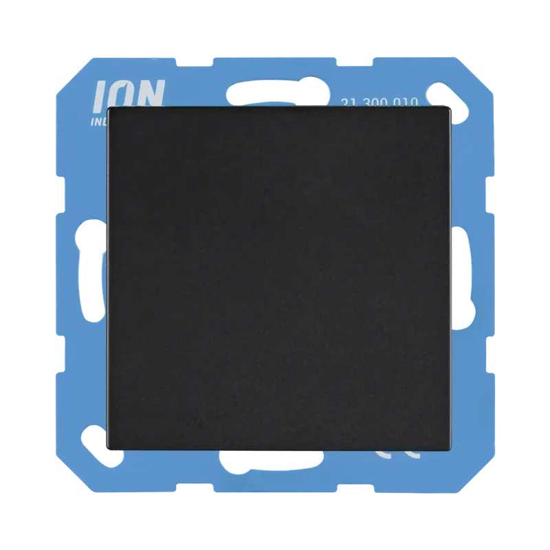 ION Industries Blindplaat V1/J1 Mat Zwart Gecertificeerd