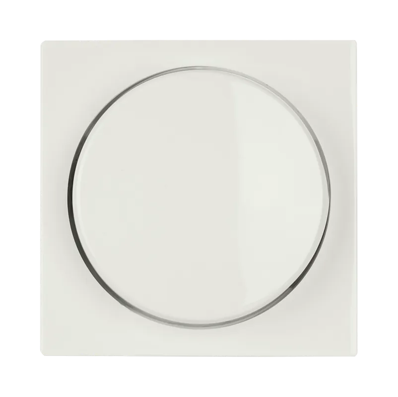 Betaalbaar ION Industries Centraalplaat Dimmerknop Enkelvoudig V1/J1 Alpin Wit