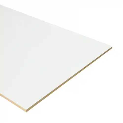 Direct Beschikbaar K-Stairs Dubbel Stootbord MDF - 181x40cm - Platina Wit RAL9010