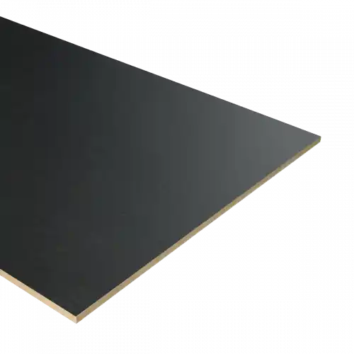Betaalbaar K-Stairs Dubbel Stootbord MDF - 181x40cm - Vesuvius Zwart Houtnerf