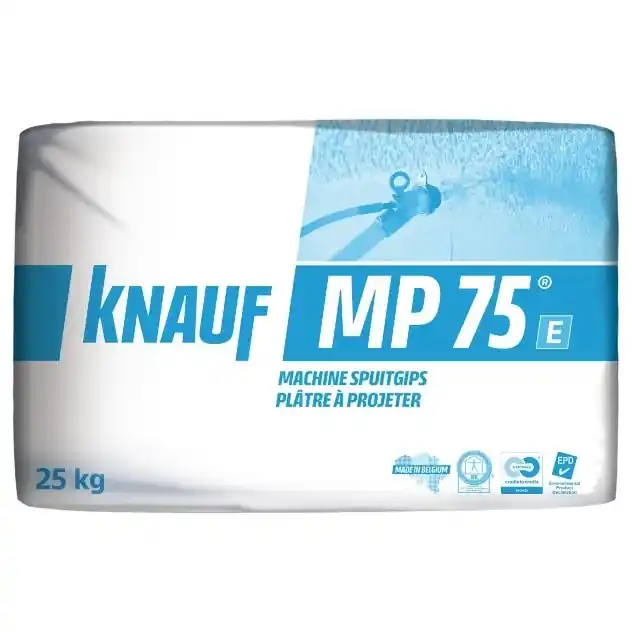 Hete Deal Knauf Machinepleister MP75E - Binnen - Wit - 25kg