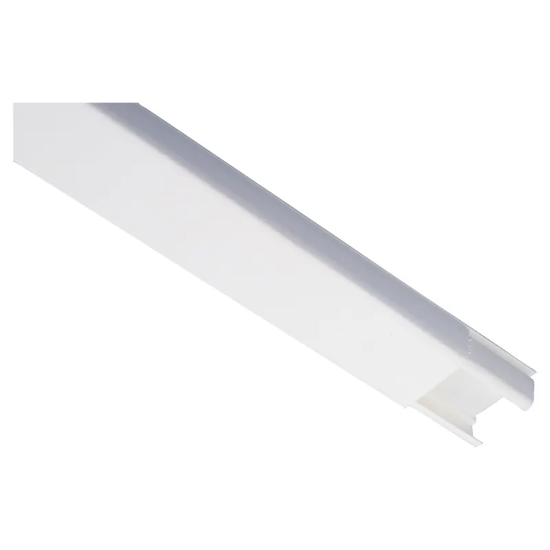 Leidinglijst wit 20 x 10 mm 2 m Superprijs