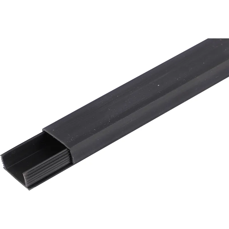 Leidinglijst zelfklevend zwart 20 x 10 mm - 2 m Dagaanbieding
