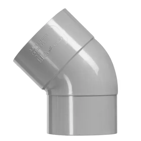 Martens PVC Lijmbocht 45° MOF/SPIE - 50mm Express Levering