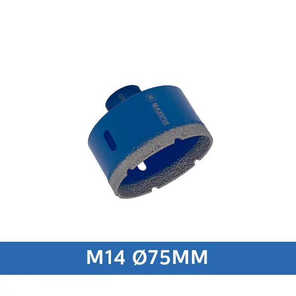 Maxifix Diamant Tegelboor Droog - M14 - Ø75mm Laatste Kans