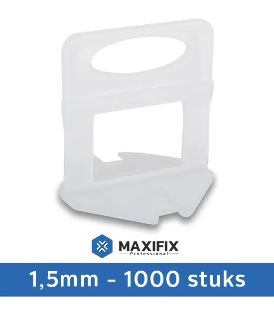 Populair Maxifix Levelling Clips - 1,5mm - 1000st