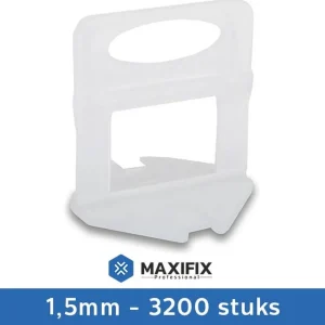 Nu Kopen Maxifix Levelling Clips - 1,5mm - 3200st