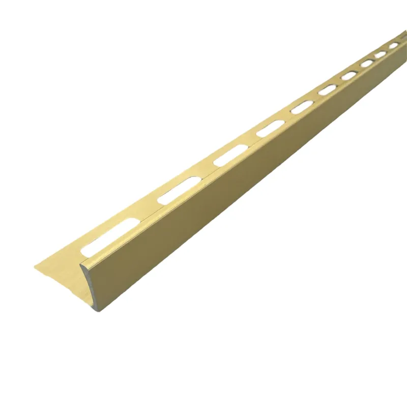 Maxifix Tegelprofiel - Aluminium - 270cm - Geborsteld Goud - 11mm Alleen Vandaag