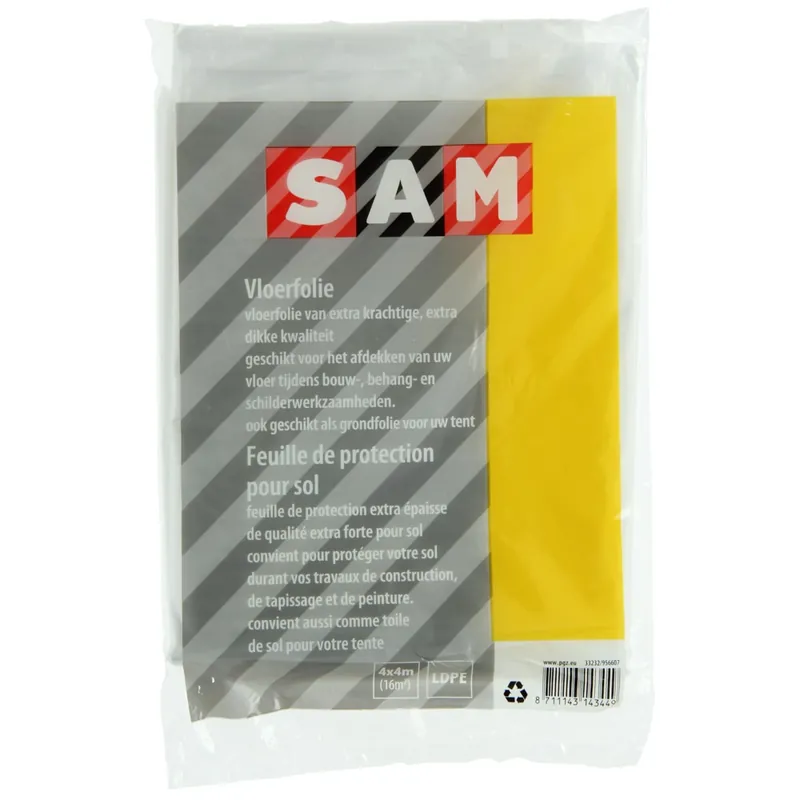 Koopje Sam Vloerfolie 4x4m