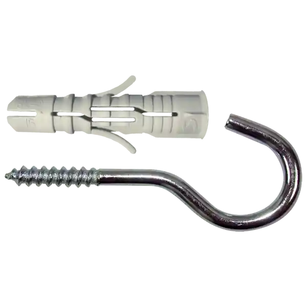 Smart Plug + Schroefhaak - 8x40mm - 5 Stuks Snelle Levering